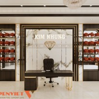 Thiết kế tiệm vàng Kim Nhung tại Vĩnh Phúc